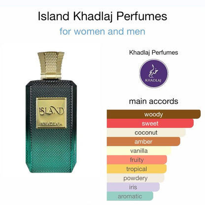 KHADLAJ ISLAND EXTRAIT DE PARFUM FOR MAN & WOMAN DECANT