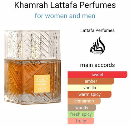 LATTAFA KHAMRAH EDP FOR WOMEN AND MEN DECANT